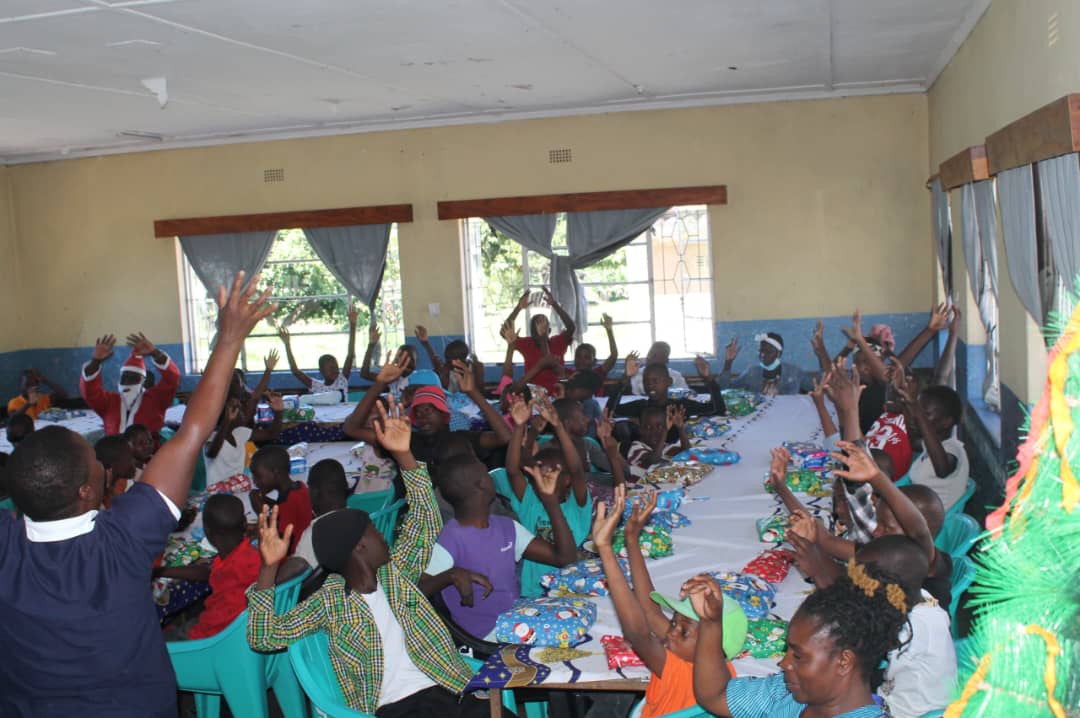 Children participating in activities at Mukuwapasi Centre